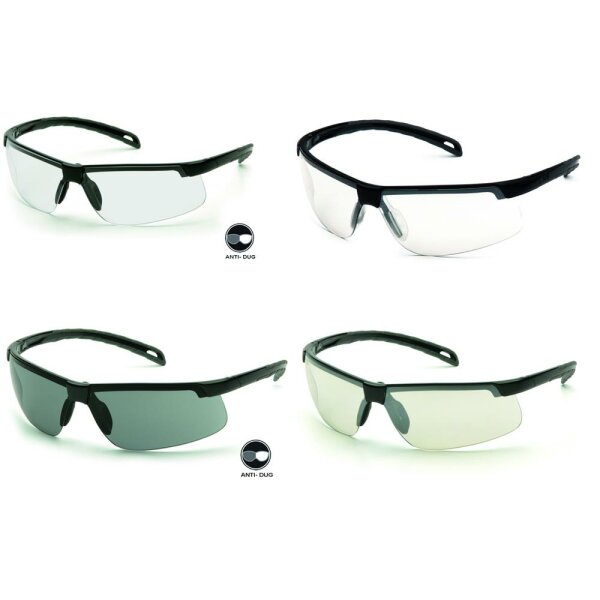 Schutzbrille Ever-Lite, Schlag- und kratzfeste Polycarbonatbrille, schützt vor schädlichen UV-Strahlen, EN 166, 22 Gramm leicht
