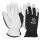 Snow 2 Größe: 9-11, Ziegenlederhandschuh mit schwarzem Nylonhandrücken, innen mit 40 gr. Thinsulatefutter ausgestattet, Gummizug im Handrücken