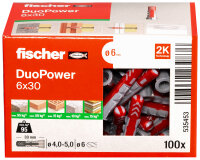 fischer DuoPower 6x30 Dübel