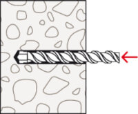 fischer DuoPower 6x50 Dübel